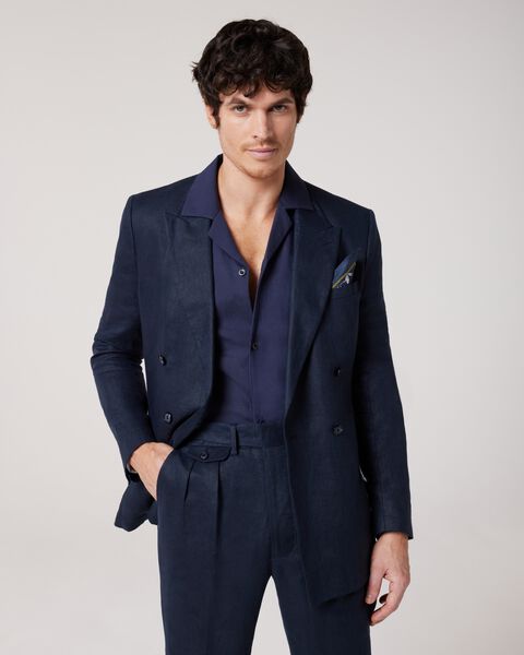 Slim Fit Double Breasted Tailored Jacket